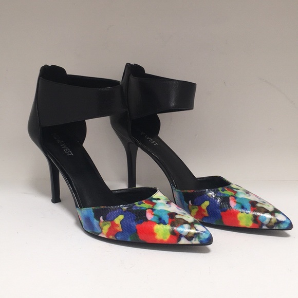Nine West colorful ankle pumps - Picture 2 of 6